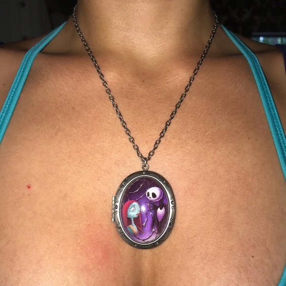 Disney Nightmare Before Christmas Locket Necklace - Picture 3 of 7